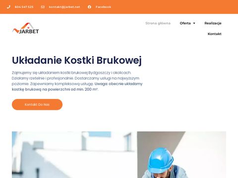 Jarbet.net układanie kostki brukowej w Bydgoszczy