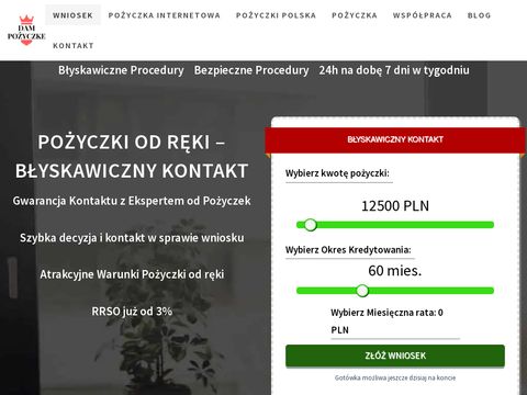 Dampozyczke.pl - pilna pożyczka na dzisiaj