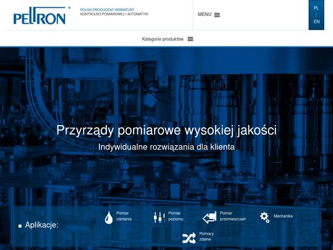 Peltron - producent aparatury kontrolno-pomiarowej