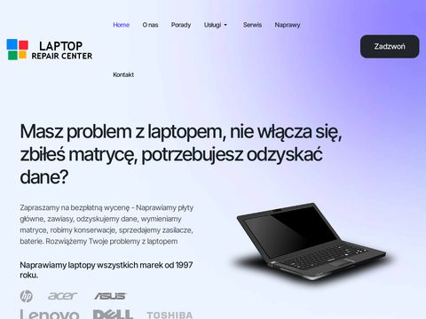 Laptoprepaircenter.pl naprawa laptopów