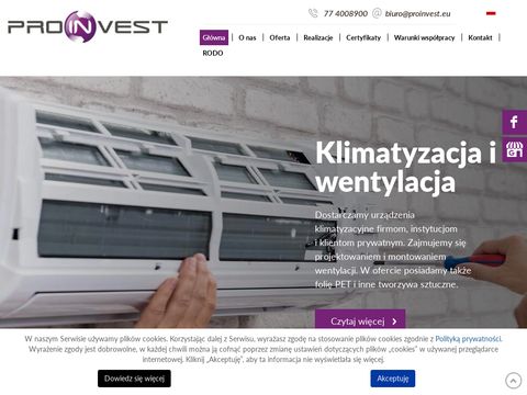 Proinvest.eu klimatyzacja