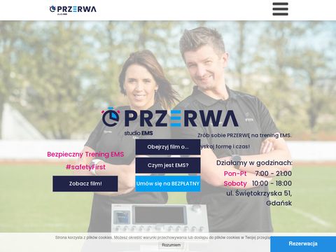 Przerwa - studio EMS Gdańsk