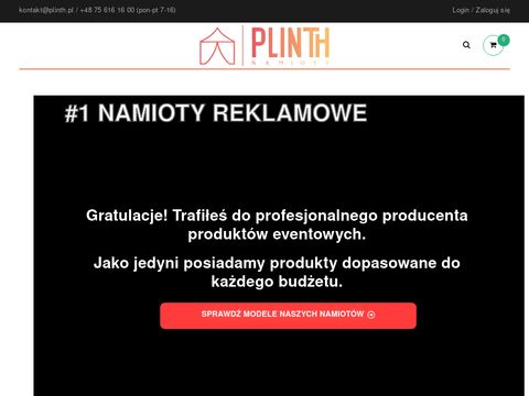 Plinth.pl namioty reklamowe