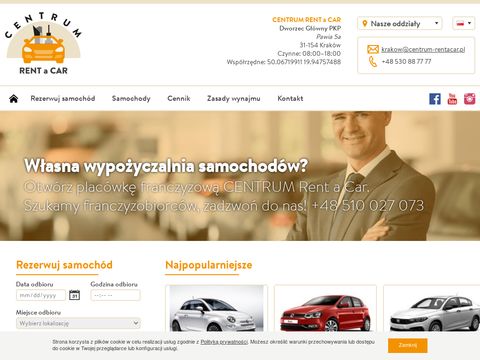 Krakow-rentacar.pl wypożyczalnia samochodów