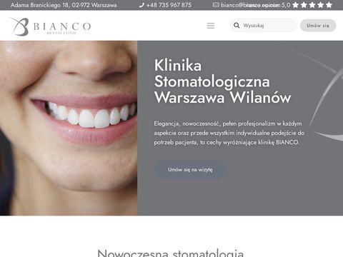 Bianco.eu.com stomatolog Wilanów