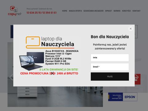 CopyNet Kraków - kopiarki, drukarki, komputery