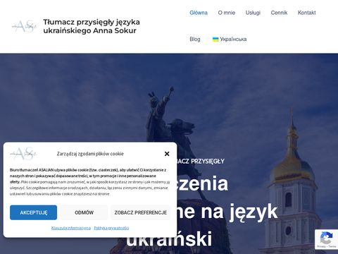 Ania-tlumaczy.pl - tłumacz języka ukraińskiego