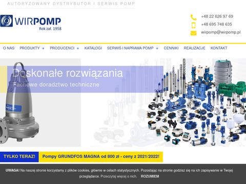 Dystrybutor pomp Warszawa – Wirpomp