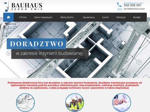 Bauhaus.org.pl - kierownik budowy domu Wrocław