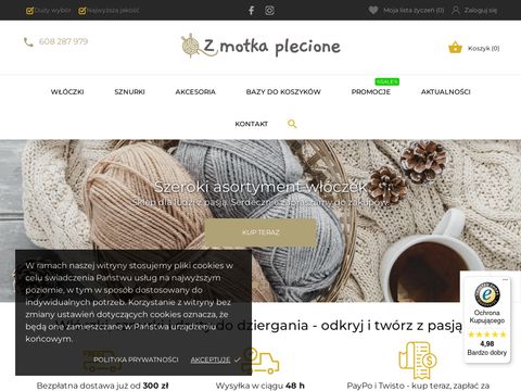 Zmotkaplecione.pl - sklepy z włóczkami