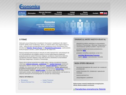 Economica.com.pl wycena wartości spółek Gdańsk