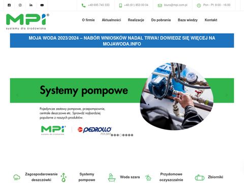 Mpi.com.pl pojemniki na wodę deszczową