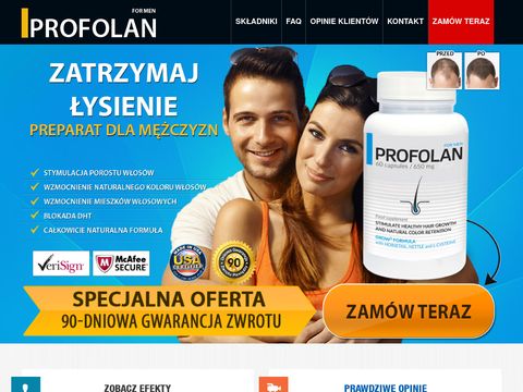 Profolan.pl - tabletki na wzmocnienie włosów