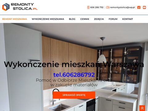 Remontystolica.pl remonty mieszkań Warszawy