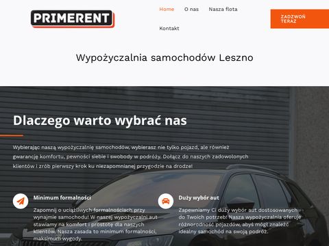 Primerent.pl wypożyczalnia samochodów