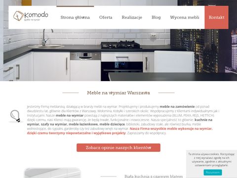 Komodo-meble.pl szafy kuchnie na wymiar Warszawa
