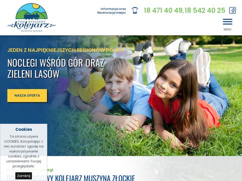 Dwkolejarz.pl dom wczasowy Muszyna noclegi