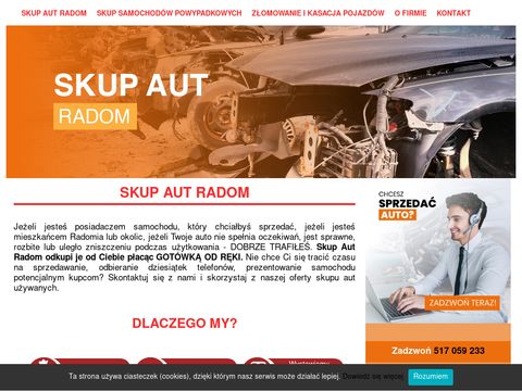Skupaut24.radom.pl złomowanie samochodów