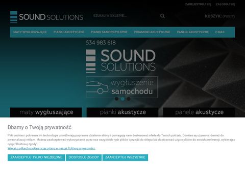 Sound Solutions pianka akustyczna maty