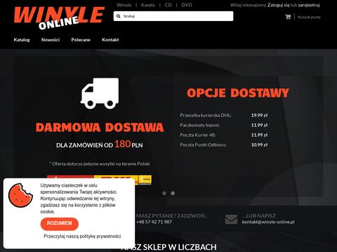 Winyle-online.pl sprzedaż płyt z muzyką