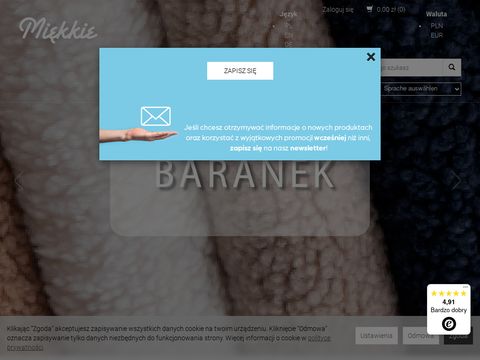 Miekkie.com - sklep internetowy z tkaninami