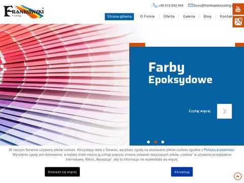 Frankowskicoating.com.pl dystrybutor farb