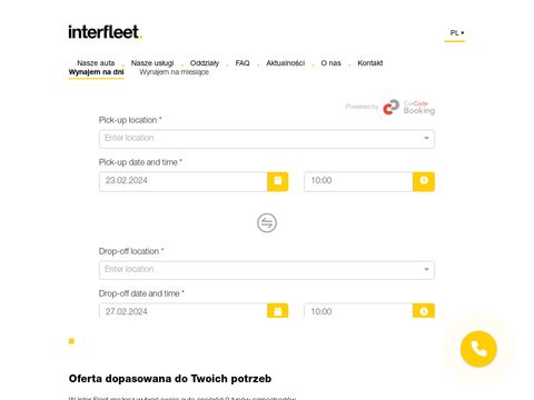 Interfleet.pl wypożyczalnia samochodów