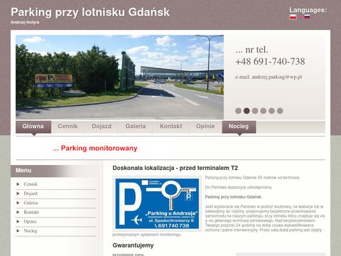 Tani parking przy lotnisku Gdansk