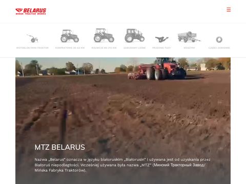 Mtzbelarus.pl - ciągniki rolnicze