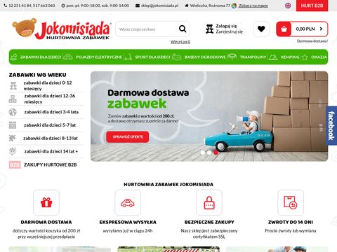 Jokomisiada.pl internetowa hurtownia zabawek