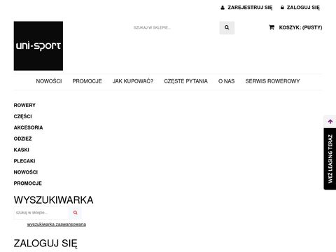Uni-sport.com.pl Katowice sklep rowerowy