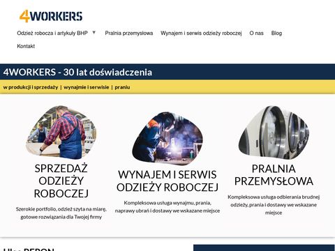 4workers.com.pl odzież robocza i artykuły BHP