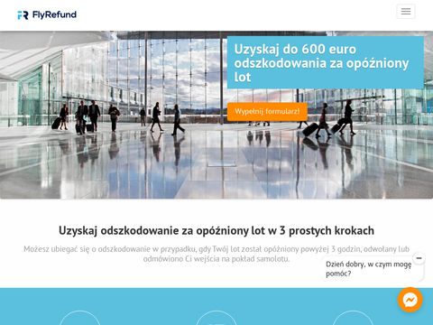 Flyrefund.pl rekompensata za odwołany lot