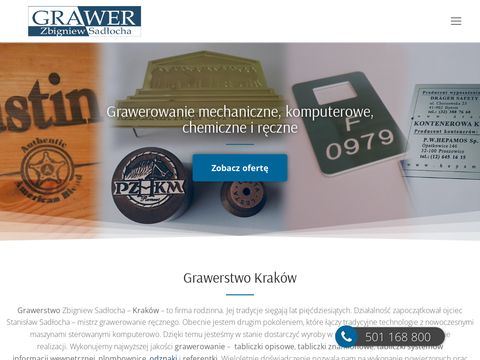 Grawer Kraków - dyplomy, referentki, breloki