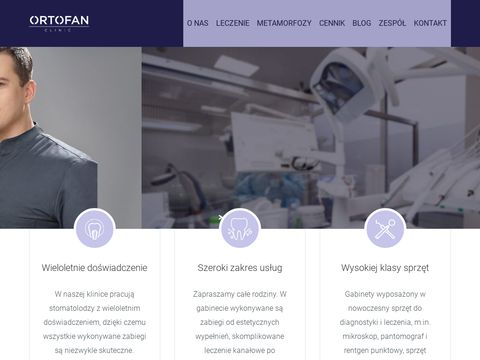 Klinikaortofan.pl dr Wyszomirska stomatolog