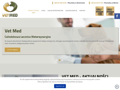 Vetmed.com.pl całodobowa lecznica weterynaryjna