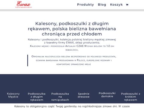 Kalesony.com.pl męskie
