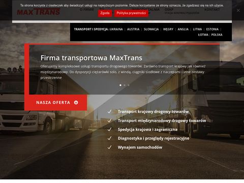 F.T.U.H. MaxTrans - transport Słowacja