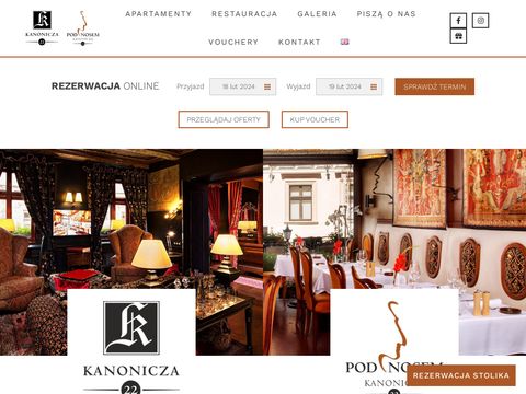 Kanonicza22.com - apartament w Krakowie