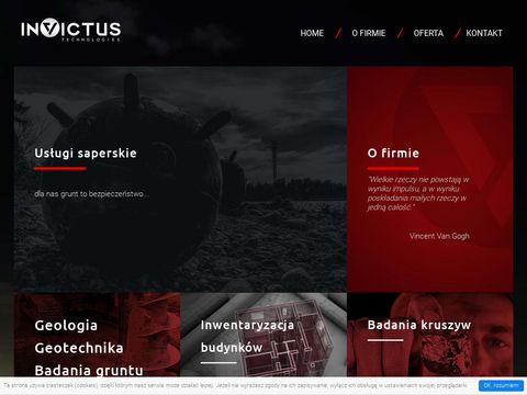 Invictus-technologies.pl - nadzór saperski