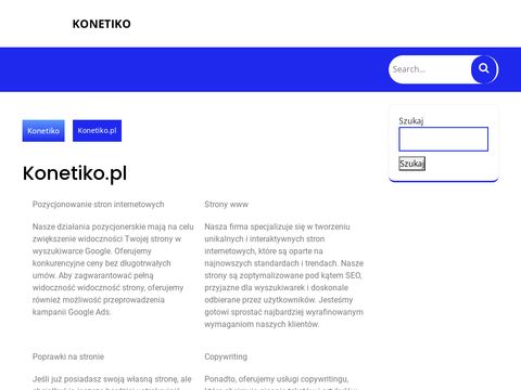 Konetiko.pl projektowanie stron internetowych