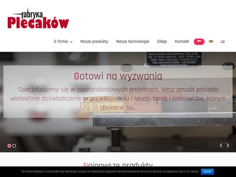 Plecaki producent - Fabrykaplecakow.pl