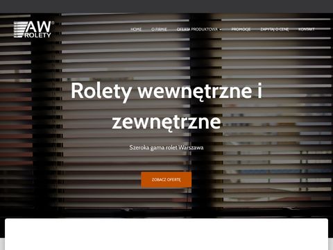 Rolety zewnętrzne Warszawa - AW Rolety