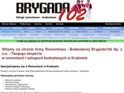 Brygada102 usługi remontowe w Krakowie