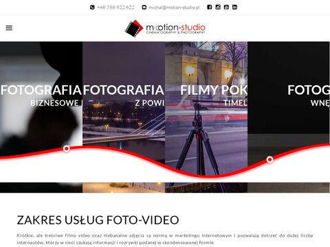 Motion-studio.pl produkcja filmów reklamowych