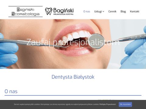 Baginskistomatologia.pl dentysta Białystok