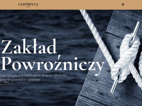 Czarnieccy-liny.pl Wągrowiec sznurki jutowe