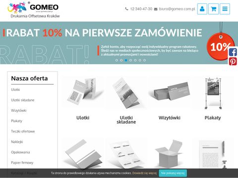 Gomeo.com.pl tanie ulotki Kraków