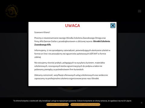 Kursyalfa.pl - szkolenia zawodowe Zabrze OSZ ALFA
