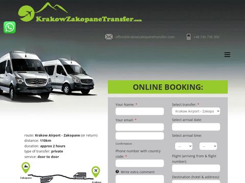 Krakow Airport Zakopane Transfers